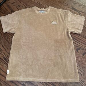 Oliver Cabell Terry Brown Short Sleeve Tee S